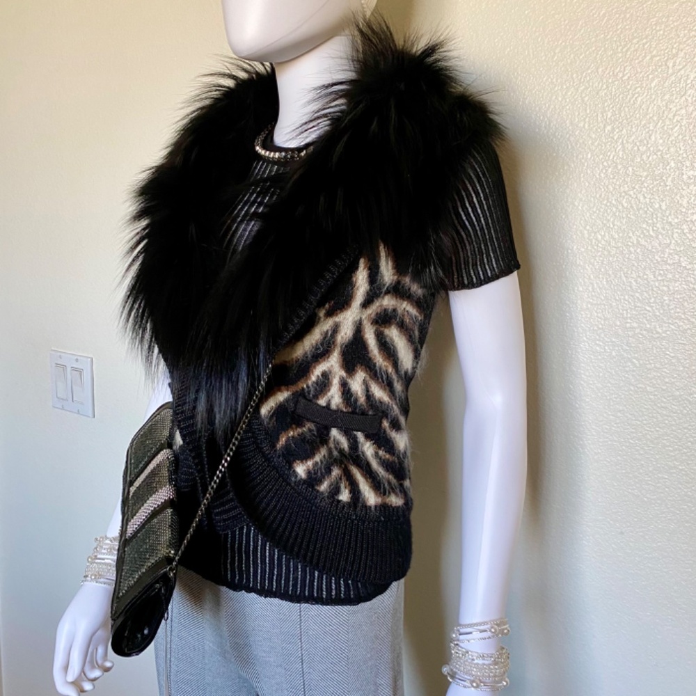 Roberto Cavalli Fur Vest S